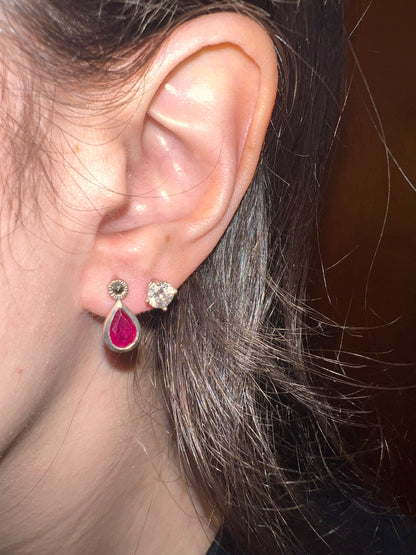 Sterling Silver Teardrop Earrings