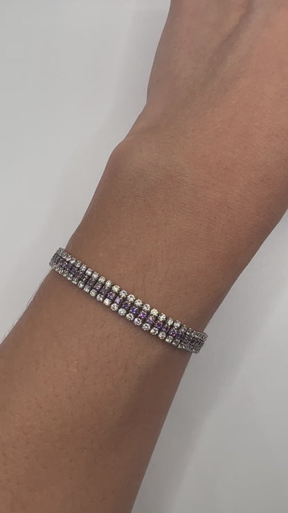 Triple Row Bracelet